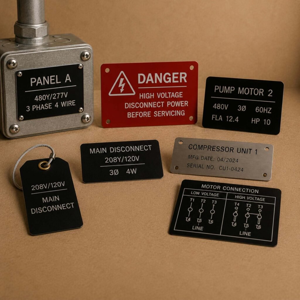 category industrial signs labels