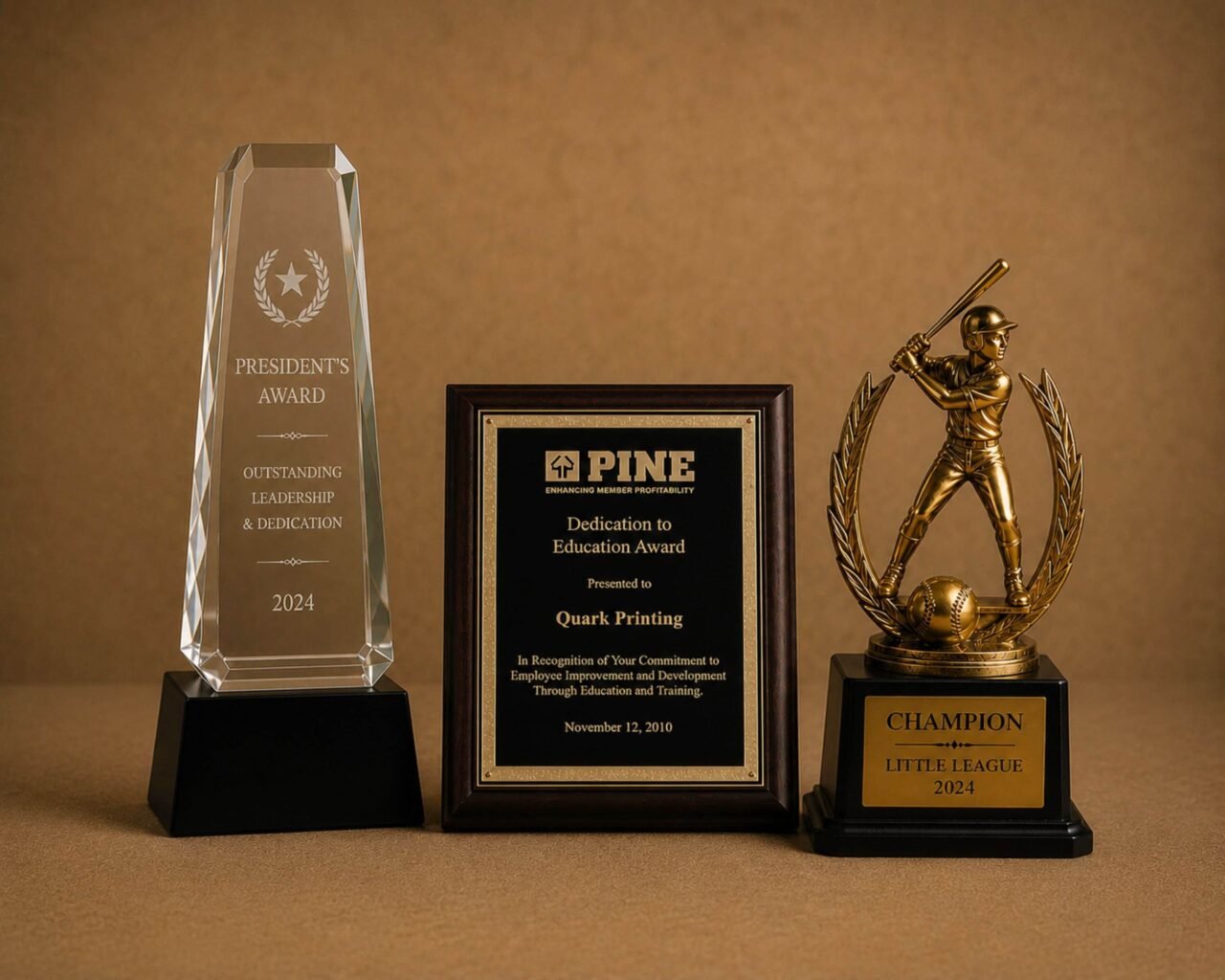 category trophies awards